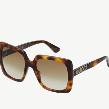 Gucci Sonnenbrille havana/brown