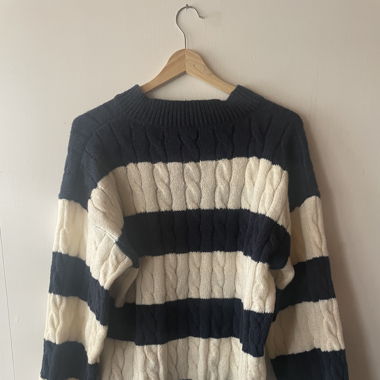 Pullover gestreift