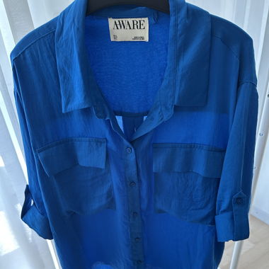 Bluse blau 