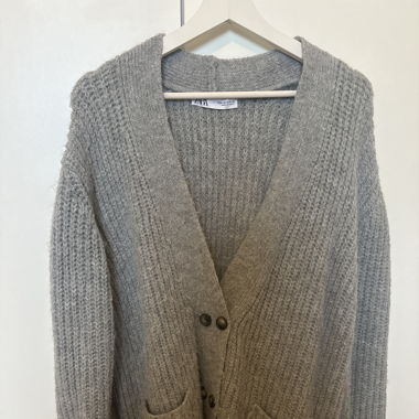 Jaquette oversize grise 