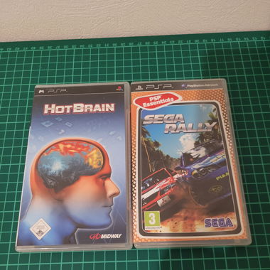 2 PSP Game [Sega rally and Hot brain]