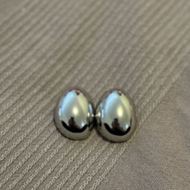 Boucles d'oreilles ovales tendance