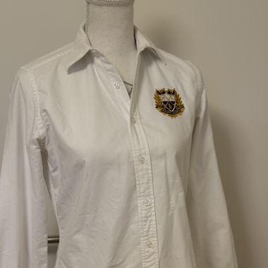 Ralph Lauren XS 34 bluse Hemd weiss