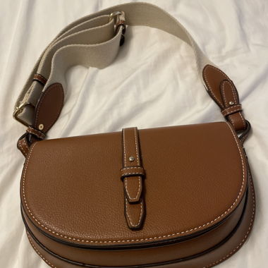Tan brown crossbody bag