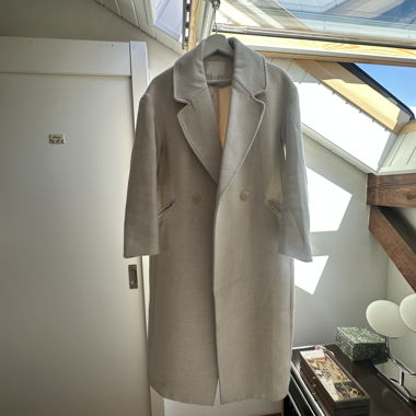 Cappotto lungo beige
