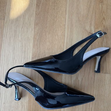 Pumps slingback neri