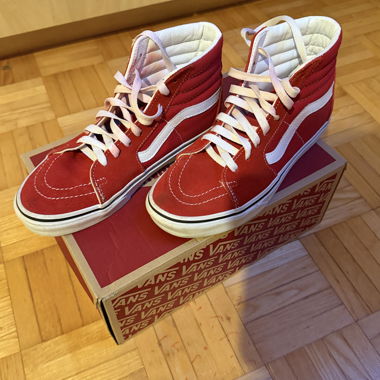 Vans Sk8-Hi rosse
