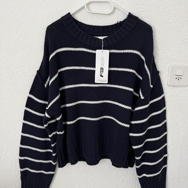 FB Sister Streifen-Pullover