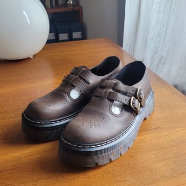 Mary-Jane Schuhe mit Plateau