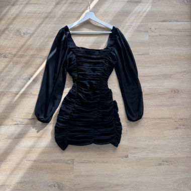 Schwarzes NA-KD Minikleid 