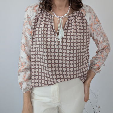 CUBUS gemusterte Bluse XS