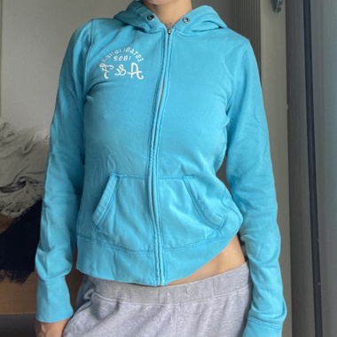 Turquoise Abercrombie Hoodie