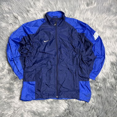 Giacca windbreaker vintage Nike blu