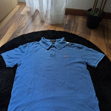RALPH LAUREN POLOSHIRT BLAU MIT LOGO - GRÖSSE XL