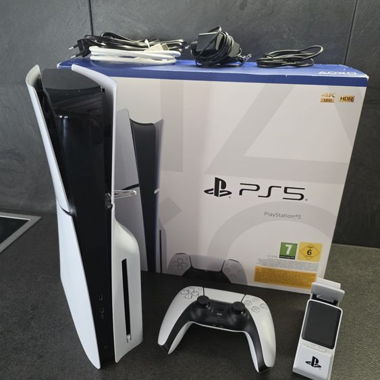 Console PS5 slim avec lecteur - manette, emballage d'origine
