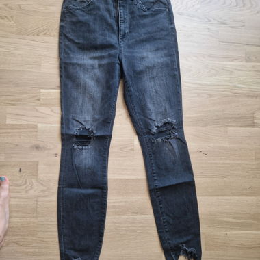 Jeans skinny taille haute