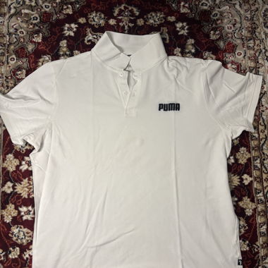 White Puma Polo Shirt