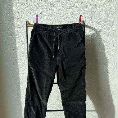Stoffhose in Manchesterstoff