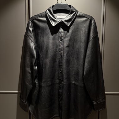 Chemise effet cuir Pull&Bear - Taille S