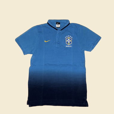 Nike Polo Brasil blau
