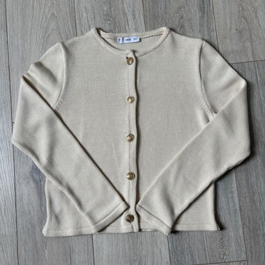Cardigan in maglia beige Mango