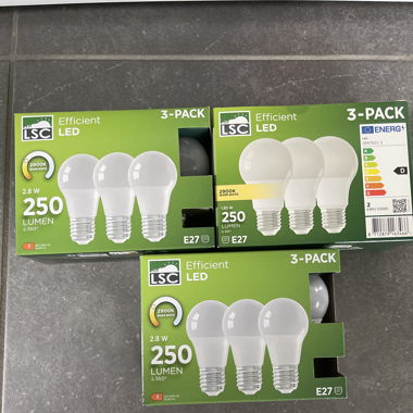 9 ampoules E27