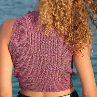 Gilet Corto in Maglia Ola Linda