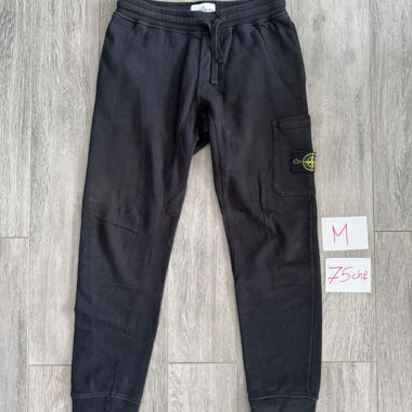 Pantaloni da jogging neri Stone Island taglia M