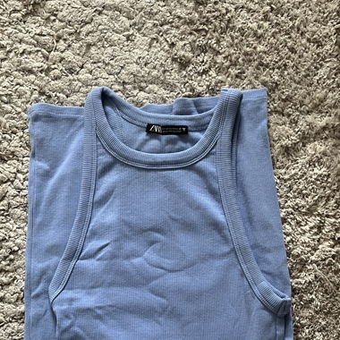 Blaues Zara Kleid