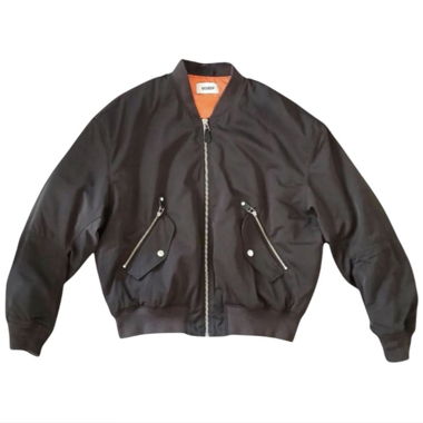 Brown bomber jacket 