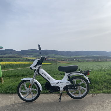 Vélo moteur Tomos blanc état quasi neuf 