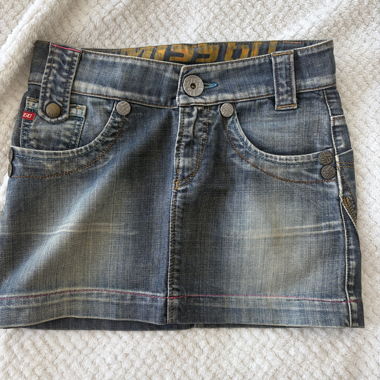 Gonna mini in denim Miss Sixty vintage