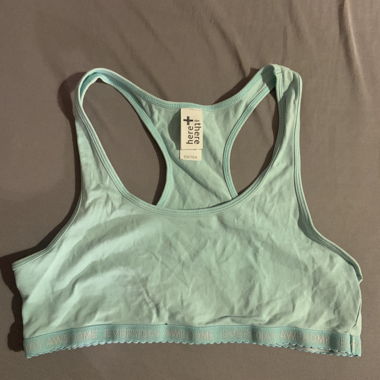 Türkisfarbener Bustier-BH 