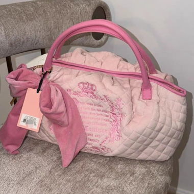 Borsa a mano trapuntata rosa