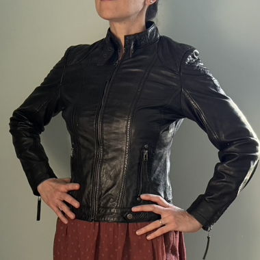 Giacca in pelle / Perfecto 100% pelle 36/38