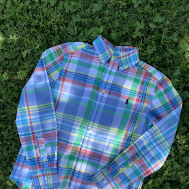 Chemise à carreaux Ralph Lauren, taille S