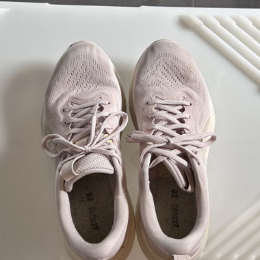 Asics FlyteFoam running shoes beige