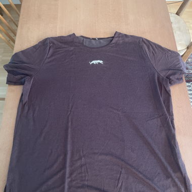 Braunes T-Shirt mit Jaguar