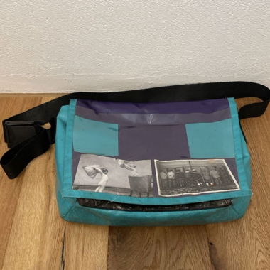 Dragon leather crossbody bag