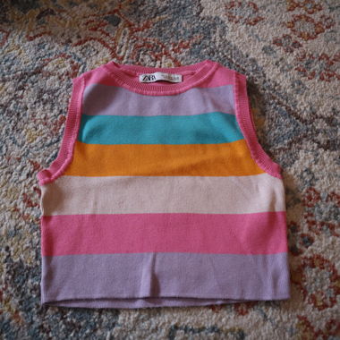 Haut sans manches en maille Zara 