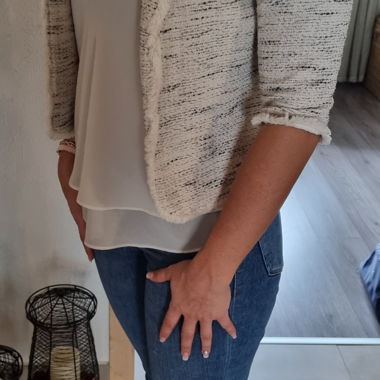 Gilet manches 3/4 
