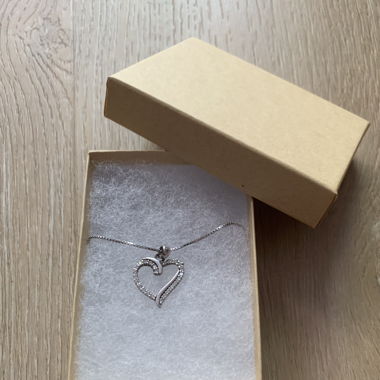 Silberkette 925 mit Herzanhänger