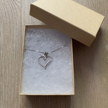 Silberkette 925 mit Herzanhänger