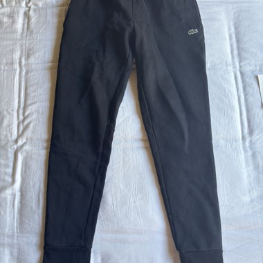 Pantalon de survetement Lacoste noir slim 