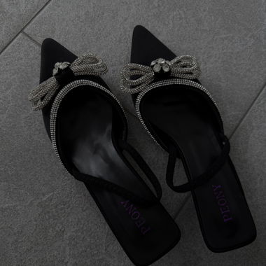 Strass Slingback Pumps