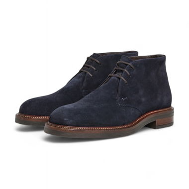 Hackett London EGMONT SAFARI navy suede boots