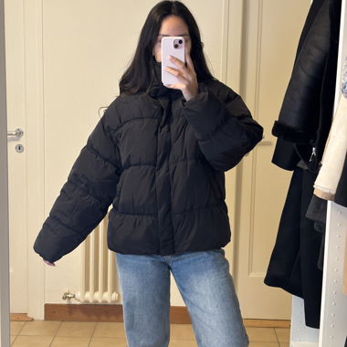 Black down jacket