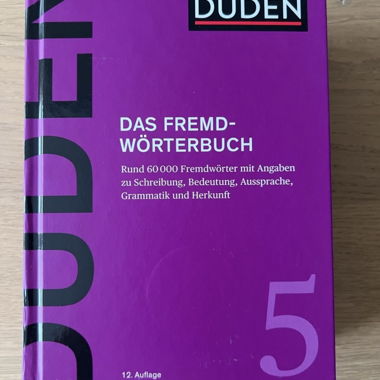 Duden Dizionario delle Parole Straniere