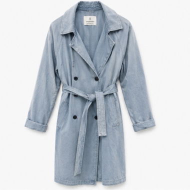 Stradivarius Jeans Trench Coat