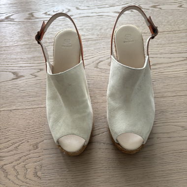 Navyboot Suede Sandals, Size 40